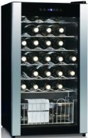 Equator WR 116-33 Single Zone Wine Cooler, Black with Stainless Steel Trim, 3.1cu.ft./33 Bottles Capacity, Flush back design, Touch Screen electronic control, Holds 33 wine bottles, Energy-saving, Sturdy slide-out adjustable shelves, Safety see-through door, Adjustable leg, Automatic Defrosting, Temperature Range 41°F~64°F, UPC 747037121161 (WR11633 WR-116-33 WR116-33 WR-11633) 