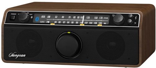 Sangean WR-12BT AM/FM/AUX-In/Bluetooth Wooden Cabinet Receiver, Walnut, 3W+3W+10W Speaker Output, Built-In Bluetooth Wireless Audio Streaming, Aux-In And Bluetooth Indicators, Easy To Dial Scale Display With Adjustable Backlight, Soft And Precise Tuning, Bass And Treble Controls, 2.1 Channel Aystem Uses Two Stereo Speakers And A Subwoofer, UPC 729288029045 (WR12BT WR-12-BT WR12-BT WR 12BT)