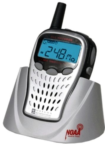 Oregon Scientific WR601 Public Alert Emergency Portable Weather Radio with SAME, Receives NOAA warnings of severe weather and environmental dangers, Stand-by mode monitors three levels of alert: advisory, watch and warning, Replaced WR103 (WR-601 WR 601)