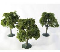 Wee Scapes WS00321 Architectural Model Deciduous Trees 3-Pack; Wire foliage trees are bendable, coated wire trees that are complete with foliage in various natural colors; Create trees, shrubs, bushes, undergrowth and saplings; Other model trees provide already-assembled tree species; Produced with a unique, 3-D, plastic molding technique resulting in branches that reach out in four directions; UPC 853412003219 (WEESCAPESWS00321 WEESCAPES-WS00321 WEESCAPES/WS00321 ARCHITECTURE MODELING) 