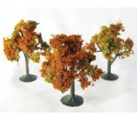 Wee Scapes WS00324 Architectural Model Autumn Trees 3-Pack; Wire foliage trees are bendable, coated wire trees that are complete with foliage in various natural colors; Create trees, shrubs, bushes, undergrowth and saplings; Other model trees provide already-assembled tree species; Produced with a unique, 3-D, plastic molding technique resulting in branches that reach out in four directions; UPC 853412003240 (WEESCAPESWS00324 WEESCAPES-WS00324 WEESCAPES/WS00324 ARCHITECTURE MODELING) 