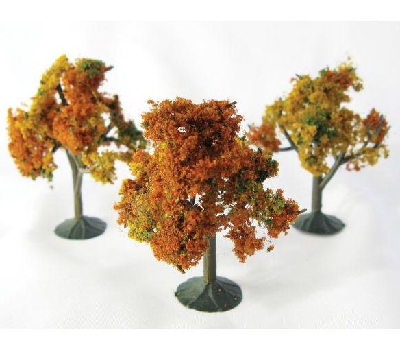 Wee Scapes WS00324 Architectural Model Autumn Trees 3-Pack; Wire foliage trees are bendable, coated wire trees that are complete with foliage in various natural colors; Create trees, shrubs, bushes, undergrowth and saplings; Other model trees provide already-assembled tree species; Produced with a unique, 3-D, plastic molding technique resulting in branches that reach out in four directions; UPC 853412003240 (WEESCAPESWS00324 WEESCAPES-WS00324 WEESCAPES/WS00324 ARCHITECTURE MODELING)
