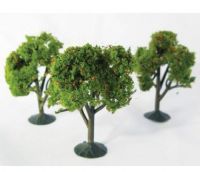 Wee Scapes WS00325 Architectural Model Orange Trees 3-Pack; Wire foliage trees are bendable, coated wire trees that are complete with foliage in various natural colors; Create trees, shrubs, bushes, undergrowth and saplings; Other model trees provide already-assembled tree species; Produced with a unique, 3-D, plastic molding technique resulting in branches that reach out in four directions; UPC 853412003257 (WEESCAPESWS00325 WEESCAPES-WS00325 WEESCAPES/WS00325 ARCHITECTURE MODELING) 