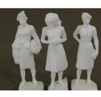 Wee Scapes WS00372 Architectural Model Human Figures - .5" Female 3-Pack; Add scale to architectural models with these generic, nondescript business figures; .5" Female; White, paintable surfaces; 3-pack; Shipping Weight 0.06 lb; Shipping Dimensions 6.25 x 1.00 x 4.00 in; UPC 853412003721 (WEESCAPESWS00372 WEESCAPES-WS00372 WEESCAPES/WS00372 ARCHITECTURE MODELING) 