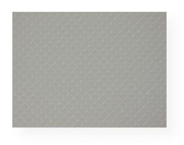 Wee Scapes WS00381 Tile Sheet; Embossed styrene plastic sheets used to create roofing, flooring, siding, rock, stone, and other architectural model effects; The sheets are demanded by architects and hobbyists for their accurate, embossed detailing and versatility; Paintable; 7