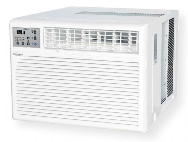 Soleus Air WS1-18E-02 18300 BTU Window Air Conditioner; Energy Saving Operation, 11.8 Energy Efficiency Ratio (EER); Personalized Cooling with Automatic Operation, Cooling Relief, Air Circulation, Dehumidification, Energy Saver, and Sleep operating modes; MYTEMP Mode; Easy Installation, Installing in windows 30 to 50 inches wide; Dimensions 18.625