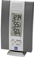 La Crosse  Technology  WS-7013TWC-BP Wireless Temperature Station, Wall hanging or free standing, Detachable stand included, Can receive up to 3 sensors, Time display, 12/24 hour time display, -21.8°F to +156.2°F Wireless outdoor temperature range, Up to 80 Feet Transmission range (WS7013TWCBP WS 7013TWC BP)  