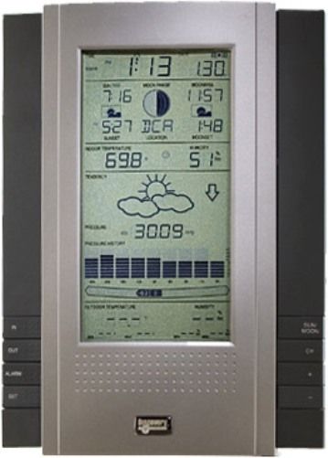 La Crosse WS-8015TDC The Discovery Channel Wireless Sun/Moon Forecast Station , Weather forecasting function with 3 weather icons and weather tendency indicator, Wireless outdoor temperature (F or C), Wireless outdoor humidity (%RH) (WS8015TDC WS-8015TD WS-8015T WS-8015 STX7000)