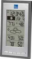 La Crosse Technology WS-9043TWC Wireless Forecast with Heat Index, 0°F to 217°F Heat Index, -21.9°F to 157.8°F Dew Point Range, 1% to 99% Wireless Outdoor Humidity Range, 1% to 99% Indoor Humidity Range, -21.8°F to 157.8°F  Wireless Outdoor Temperature Range, 14.1°F to 139.8°F Indoor Temperature Range, Up to 330 Feet  Transmission Range, 433.92 MHz Transmission Frequency, TX7U Compatible Sensor (WS-9043TWC WS 9043TWC  WS9043TWC) 