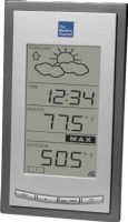 La Crosse Technology WS-9055TWC Wireless Forecast Station, -21.8°F to +157.8°F Wireless Outdoor Temperature Range, 32 °F to 140°F Indoor Temperature Range, +/- 2°F Temperature Accuracy, 433.92 MHz  Transmission Frequency, Up to 80 Feet Transmission Range, TX6U Compatible Sensor, Digital Clock, Wall Hanging or Free Standing (WS-9055TWC WS 9055TWC WS9055TWC)  