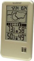 La Crosse Technology WS-9060U-IT Wireless Forecast Station with Moon Phase, Weather forecasting function with 3 weather icons and weather tendency indicator, 8 Moon phases, IN/OUT temperature with MIN/MAX records °F/°C, IN/OUT humidity %RH, 12/24 Hour time display, Low battery indicators, Desktop or wall hang , 260 Ft. transmission range, Up to 12 month battery life, UPC 757456987293 (WS9060UIT WS-9060U-IT WS 9060U IT) 