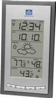 La Crosse Technology WS-9065TWC Wireless Forecast Station, 1% to 99% Indoor humidity range, -21.8°F to +157.8°F Wireless outdoor temperature range, 14.2 °F to 139.8°F Indoor temperature range, Up to 80 feet Transmission range, 433.92 MHz Transmission frequency, TX3U, TX3UP Compatible sensors, Can receive up to 3 sensors (WS-9065TWC WS 9065TWC WS9065TWC) 