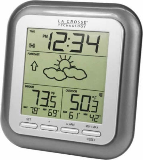 La Crosse Technology WS-9133T-IT Wireless Weather Station with Forecast, Up to 330 feet Transmission range, 915 MHz Transmission frequency, -39.8F to +139.8F ; -39.9C to +59.9C Wireless outdoor temperature range, 14.2F to +99.9F ; -9.9C to +37.8C Indoor temperature range, Weather forecasting function with 3 weather icons and weather tendency indicator, UPC 757456989402 (WS9133TIT WS-9133T-IT WS 9133T IT)