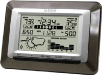 La Crosse Technology WS-9250U-IT Wireless Sun/Moon Forecast Station, 915 MHz Transmission frequency, -39.8°F to 139.8°F Wireless outdoor temperature range, 14.1°F to 139.8°F Indoor temperature range, Up to 330 feet Transmission range, Weather forecasting function with 3 weather icons and weather tendency indicator, 8 Moon phases, Relative air pressure history graph for the past 12 hours, UPC 757456987347 (WS9250UIT WS-9250U-IT WS 9250U IT) 