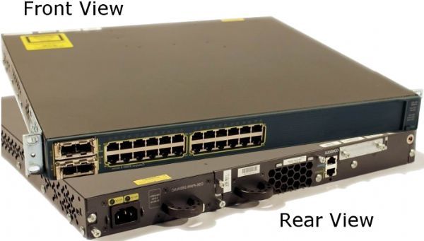 Cisco WS-C3560E-24TD-S Catalyst 3560-E Multi-Layer Ethernet Switch, 24 Number of Ports, Gigabit Ethernet Port, 1 x RJ-45 Console Management and 24 x RJ-45 10/100/1000Base-T LAN Interfaces/Ports, 65.5Mpps Forwarding/Filtering Rate, 128Gbps Switching Fabric, 2 Number of Expansion Slots, 128MB Standard Memory, 256MB Maximum Memory, DRAM Memory Technology , 64MB Flash Memory (WS C3560E 24TD S WSC3560E24TDS 3560 E 3560E)