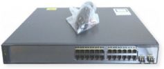 Cisco WS-C3750V2-24PS-S model Catalyst 3750V2-24PS Switch, 24 ports - L3 - managed - stackable Device Type, Rack-mountable - 1U Enclosure Type, 24 x 10/100 + 2 x SFP Ports, 12K entries MAC Address Table Size, 9 Max Units In A Stack, 32 MB flash Flash Memory, AC 120/230 - 50/60 Hz Voltage Required, 370 Watt Power Consumption Operational, 261,586 hours MTBF (WSC3750V224PSS WS-C3750V2-24PS-S WS C3750V2 24PS S Catalyst3750V224PS Catalyst-3750V2-24PS Catalyst 3750V2 24PS)  