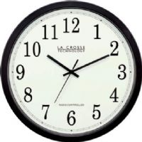 La Crosse Technology WT-3143A Atomic Wall Clock, 14" Diameter, Atomic time with manual setting, Automatically sets to exact time, Accurate to the second, Automatically updates for daylight saving time on/off option, 4 time zone settings, After signal is received, press Time Zone button to set, Four Time Zone Settings, Daylight Saving Time Option On/Off, Manual Reset Button, UPC 757456995427 (WT3143A WT-3143A WT 3143A) 