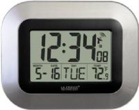 La Crosse Technology WT-8005U-S Atomic Digital Wall Clock with IN Temp & Date, 14.1°F to 139.8°F ; -9.9°C to 59.9°C Indoor Temperature, Up to 24 months Battery Life, Monitors Indoor Temperature °F or °C, Atomic Time & Date with Manual Setting, 12/24 Hour Time, Month, Date, Day Calendar, Daylight Saving Time Automatically Updates -DST - On/Off Option, UPC 757456989174 (WT8005US WT-8005U-S WT 8005U S) 