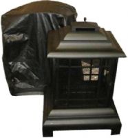 Well Traveled Living 60370 Outdoor Patio Fireplace Vinyl Cover, Constructed of heavy 10 gauge, felt lined vinyl, Attractive cover easily slips on and off of your patio fireplace, Protect your fireplace investment against the elements, Dimensions 32” W x 32” L x 42” H, UPC 690730603703 (WTL60370 WTL-60370 60-370 603-70) 
