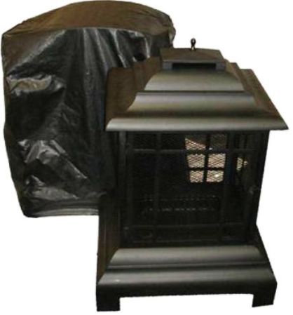 Well Traveled Living 60370 Outdoor Patio Fireplace Vinyl Cover, Constructed of heavy 10 gauge, felt lined vinyl, Attractive cover easily slips on and off of your patio fireplace, Protect your fireplace investment against the elements, Dimensions 32 W x 32 L x 42 H, UPC 690730603703 (WTL60370 WTL-60370 60-370 603-70)