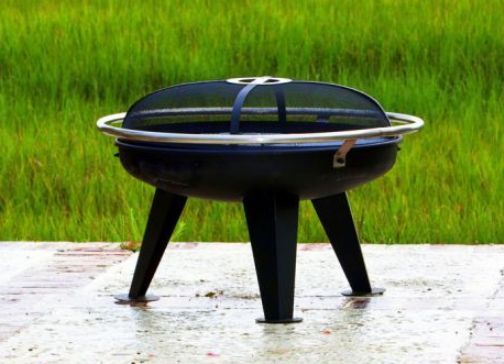 Well Traveled Living 60451 HotSpot Urban 650 Fire Pit, 24.82 diameter steel fire bowl, Provides atmospheric lighting and heat, One piece dome fire screen with high temperature paint, 20mm stainless steel safety ring around fire bowl perimeter, UPC 690730604519 (WTL60451 WTL-60451 60-451 604-51)