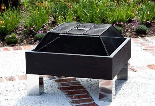 Well Traveled Living 60454 HotSpot Square Fire Pit, 26