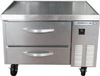 Beverage Air WTRCS36-1  Refrigerated Chef Base, 4.5 Amps, 60 Hertz, 1 Phase, 115 Volts, Drawers Access Type, Refrigerator Base Style, 8.5 cu. ft. Capacity, Side Mounted Compressor, 1/5 HP Horsepower, 2 Number of Drawers, 33 - 40 Degrees F Temperature Range, Drip guard, Heavy duty work flow handles, 12 gauge stainless steel construction, Refrigerated drawers, Telescoping drawer slides provide maximum support for stored product, 26.75" H x 36" W x 32" D (WTRCS361 WTRCS36-1 WTRCS36 1) 