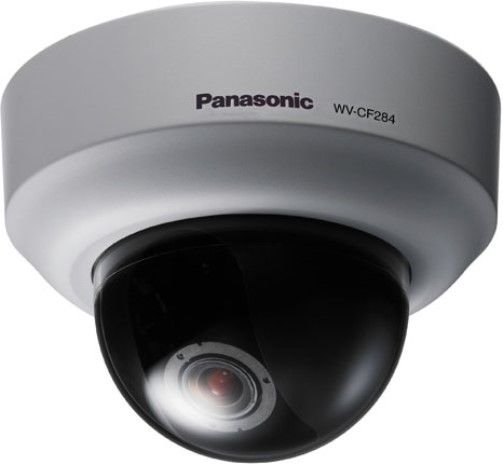 Panasonic WV-CF284 Compact Color Dome Camera, NTSC Signal System, 1/4