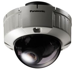 Panasonic WV-CW484F Vandal Proof Super Dyanmic III Color Dome Camera Flush Mount, Chip Size 1/3