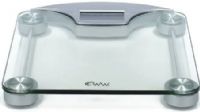 Conair WW39Y Weight Watchers Digital Glass Scale; Contemporary glass and silver finish; Extra-large, easy-to-read, 1.5 in. digital display; 400 lb./180 kg weight capacity; Displays weight in 0.1 lb./50 g increments; Safety tempered glass platform 12 in. x 13.5 in.; "Tap-on" scale activator; Long-life lithium battery; UPC 074108094315 (WW-39Y WW 39Y WW39) 