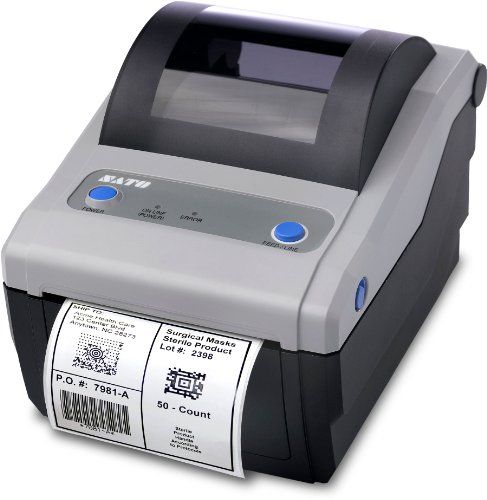 Sato WWCG08061 model CG408 B/W Direct thermal printer, Up to 236.2 inch/min - B/W - 203 dpi - 4.2 in Roll Print Speed, Wired Connectivity Technology, Parallel, USB Interface, 203 B&W dpi Max Resolution, CG Times, CG Triumvirate, OCR-A, OCR-B Fonts, Bitmapped Barcode Fonts Included, 64 MHz Processor, 8 MB Max RAM Installed, SDRAM Technology / Form Factor, 4 MB Flash Memory, 0.87 in x 0.28 in Custom Min Media Size (WWCG08061 WWCG-08061 WWCG 08061 CG408 CG-408 CG 408)