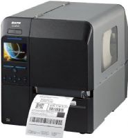 Sato WWCL20061 model CL412NX Bar Code Label Printer, Use Label Print Recommended, Monochrome Print Color, 8 in/s Maximum Mono Print Speed, 305 dpi Maximum Print Resolution, 320 MB Standard Memory, 6 GB Flash Memory, 4.10" Maximum Print Width, Dual CPU, Clear Bi-fold Media Side Door, Multilingual Capable, RFID Ready, Serial Port and USB Interfaces/Ports, Ethernet Technology, 3.5" Screen Size, LCD Display Screen Type (WWCL20061 WWCL-20061 WWCL 20061 CL412NX CL-412-NX CL 412 NX) 