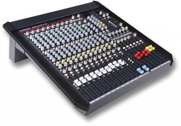 Allen And Heath MixWizard WZ4 14:4:2 Desk/Rack Mountable Mixer, 10 Mic Line + 2 stereo rack mount mixer, 6 aux sends, 4 band EQ with dual swept mids, 4 Subgroups, rack mount; 19″ Rack mountable; 10 mic/line inputs with balanced XLR/TRS jack, insert and direct output; 100mm faders; UPC 6938122239258 (ALLENANDHEATHWZ41442 ALLENANDHEATH WZ41442 ALLEN AND HEATH WZ4 14 4 2 ALLENANDHEATH-WZ41442 ALLEN-AND-HEATH WZ4-14-4-2)