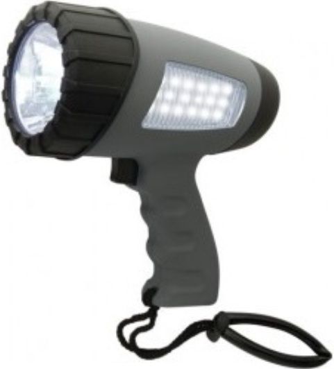 Wagan 2642 Brite-Nite Sport Flashlight, Long lasting, super bright white LEDs, 18-LED worklight, 3W LED flashlight, 4V 2.8Ah lead acid battery, Hand strap included, Rechargeable with included AC and DC adapters, UPC 084367026422 (2642 WAGAN2642 WAGAN-2642 WAGAN 2642)