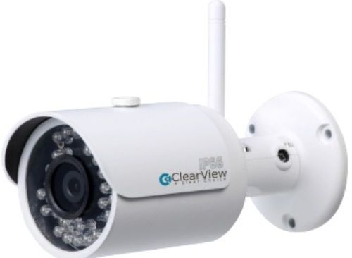 ClearViewWiFI-2MP-BL100 HD WiFi In/Outdoor Bullet 100ft IR, 2 Megapixel 1/3