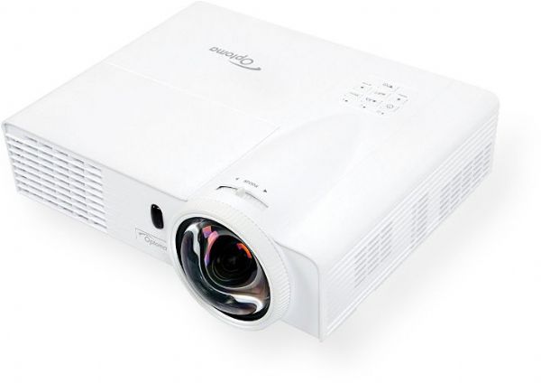 Optoma X305ST DLP Projector, DarkChip 3 Microdisplay, 2800 ANSI lumens Brightness, 10000:1 Contrast Ratio, 3.3 ft - 16.4 ft Image Size, 1.6 ft - 8 ft Projection Distance, 0.626:1 Throw Ratio, 80 % Uniformity, 1024 x 768 XGA native / 1600 x 1200 XGA resized Resolution, 4:3 Native Aspect Ratio, 1.07 billion colors Support, 85 V Hz x 91 H kHz Max Sync Rate, F/2.8 Lens Aperture, Manual Zoom Type, UPC 796435418694 (X305ST X-305-ST X 305 ST) 