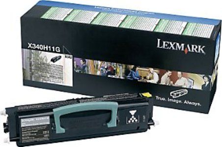 Lexmark X340H11G Black High Yield Return Program Toner Cartridge, Works with Lexmark X342n Printer, 6000 standard pages Declared yield value in accordance with ISO/IEC 19752, New Genuine Original OEM Lexmark Brand (X340-H11G X340 H11G X340H11 X34-0H11G)