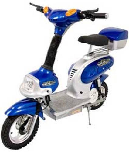 X-Treme X-560 Electric Scooter Deluxe High Power Personal Transportation, Blue, 500 (output capable to 600 watts) Watts, 30 Amps, 36 Volts, Smart Charger Included, 13