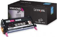 Lexmark X560A2MG Magenta Toner Cartridge, Works with Lexmark X560n Laser Printer, Up to 4000 standard pages in accordance with ISO/IEC 19798, New Genuine Original OEM Lexmark Brand, UPC 734646057110 (X560-A2MG X560 A2MG X560A2M X560A2) 