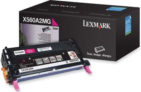 Lexmark X560A2MG Magenta Toner Cartridge, Works with Lexmark X560n Laser Printer, Up to 4000 standard pages in accordance with ISO/IEC 19798, New Genuine Original OEM Lexmark Brand, UPC 734646057110 (X560-A2MG X560 A2MG X560A2M X560A2)