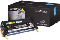 Lexmark X560A2YG Yellow Toner Cartridge, Works with Lexmark X560n Laser Printer, Up to 4000 standard pages in accordance with ISO/IEC 19798, New Genuine Original OEM Lexmark Brand, UPC 734646057127 (X560-A2YG X560 A2YG X560A2Y X560A2) 