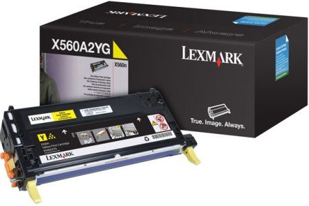Lexmark X560A2YG Yellow Toner Cartridge, Works with Lexmark X560n Laser Printer, Up to 4000 standard pages in accordance with ISO/IEC 19798, New Genuine Original OEM Lexmark Brand, UPC 734646057127 (X560-A2YG X560 A2YG X560A2Y X560A2)