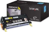 Lexmark X560H2YG Yellow High Yield Print Cartridge For use with Lexmark X560n Printer, Up to 10000 standard pages in accordance with ISO/IEC 19798, New Genuine Original Lexmark OEM Brand, UPC 734646058902 (X560-H2YG X560H-2YG X560H2Y X560H2) 