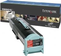 Lexmark X860H21G Black High Yield Toner Cartridge For use with Lexmark X864dhe 4, X860de 4, X862dte 4, X860de 3, X862dte 3 and X864dhe 3 Printers; 35000 standard pages Declared yield value in accordance with ISO/IEC 19752, New Genuine Original Lexmark OEM Brand, UPC 734646317320 (X860-H21G X860 H21G X860H-21G X860H 21G) 