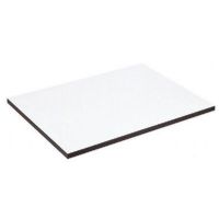 Alvin XB138 Series XB Drawing Board and Tabletop 37.5" x 42"; Smooth, satin-finish; White Melamine surfaces; Black vinyl edges; Solid core construction; Top Size 37 .5" x 42"; Shipping Dimensions 46" x 41" x 2"; Shipping Weight 36 lbs; UPC 88354804925 (XB138 XB-138 X-B138 ALVINXB138 ALVIN-XB138 ALVIN-XB-138) 