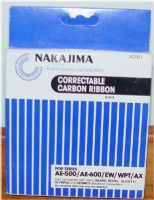 Nakajima XC-001 Black Correctable Carbon Ribbon for AE-500 AE-600 EW WPT and AX series Typrewriters (XC-001 XC 001 AE500 AE600 XC001)                            . 