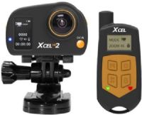 Spypoint XCEL HD2 Action Camera, Black; Low light image sensor; 1X to 4X Zoom; 2-way remote control; Sound Recording; Requires a microSD card (not included) up to 32 GB (class 4 or higher); Lithium-ion Polymer Power; Micro-USB & audio/video Ports; 2.5mm input for external microphone; Wireless range up to 120'; Waterproof; UPC 887157014209 (XCELHD2 XCEL-HD2) 