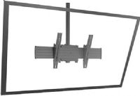 Chief  XCM1U Fusion Single Pole Flat Panel Ceiling Mount, -20 to 5° Tilt, 250 lb Weight Capacity, 60 to 90" Supported Screen Sizes, 200 x 100 to 800 x 400 mm Mounting Pattern Compatibility, TAA Compliant and UL Listed, Mount swivels to any preferred viewing angle, Tool-free screen engagement with optional padlock security, Simple on/off connection for ease of installation and service, UPC 841872159393, Black Finish (XCM1U XCM-1U XCM 1U) 