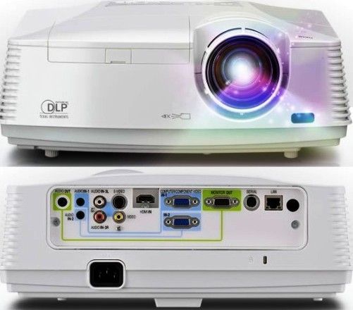 Mitsubishi XD600U Mobile Multimedia Data/Video DLP Projector, 4500 ANSI Lumens, Resolution 1024 x 768 (total 786,432 pixels), Contrast ratio 2000:1 (On/Off), 3D-Ready, Digital Input, Wall Screen Support, Anti-theft Security Hook, Closed Caption, Audio Mixer, Instant Shutdown, Superior Color Reproduction, Picture size 40