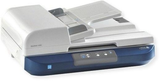 Xerox XDM4830I-U model DocuMate 4830 Flatbed Scanner, CIS Image Sensor, 600 dpi Optical Resolution, Color Scan, 24-bit Color Depth, 8-bit Grayscale Depth, 50 ppm Maximum Mono Scan Speed, 30 ppm Maximum Color Scan Speed, 60 ipm Maximum Color Scan Speed, Plain Paper Media, 11.69